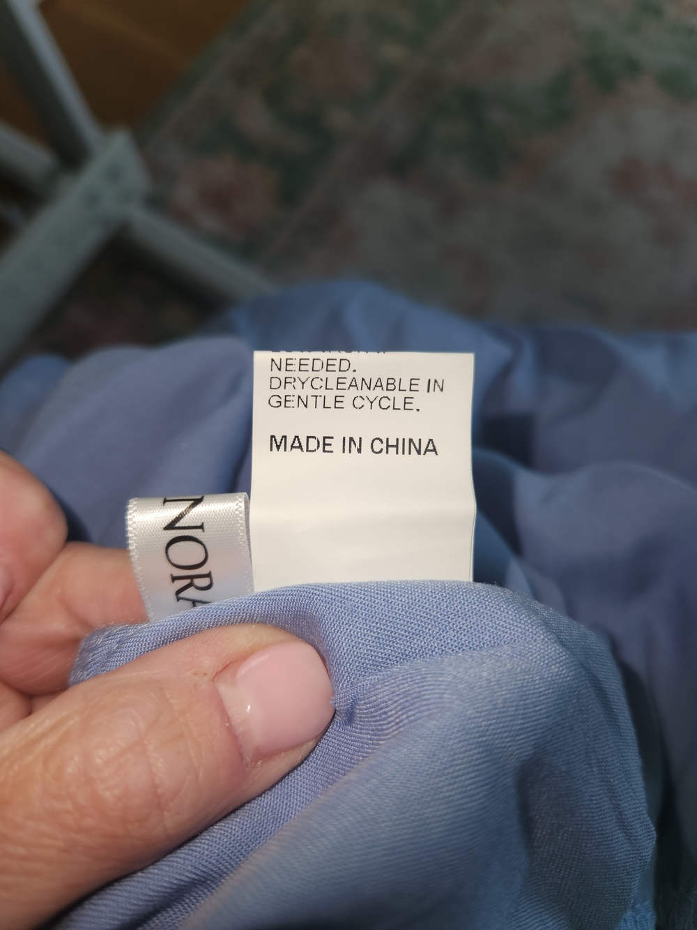 Smocked Tiered Maxi Dress in Slate Blue - Picture 5 of 5